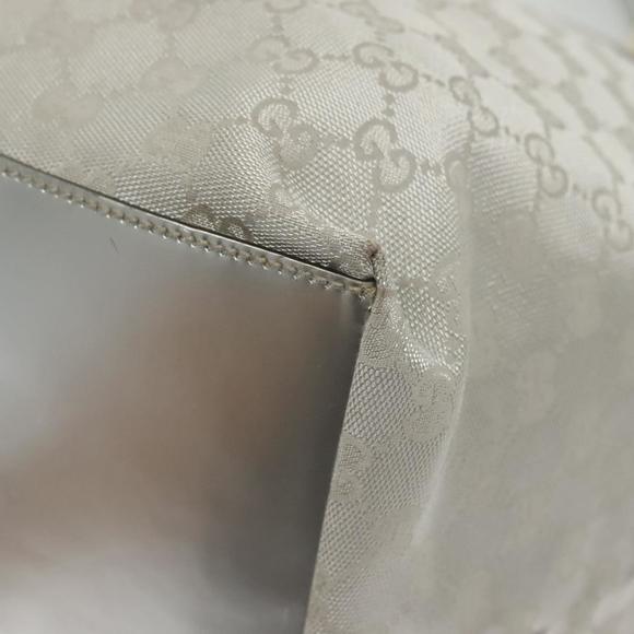 GUCCI GG Canvas Tote Bag Silver 131231 Auth BA4967 - Picture 9 of 16
